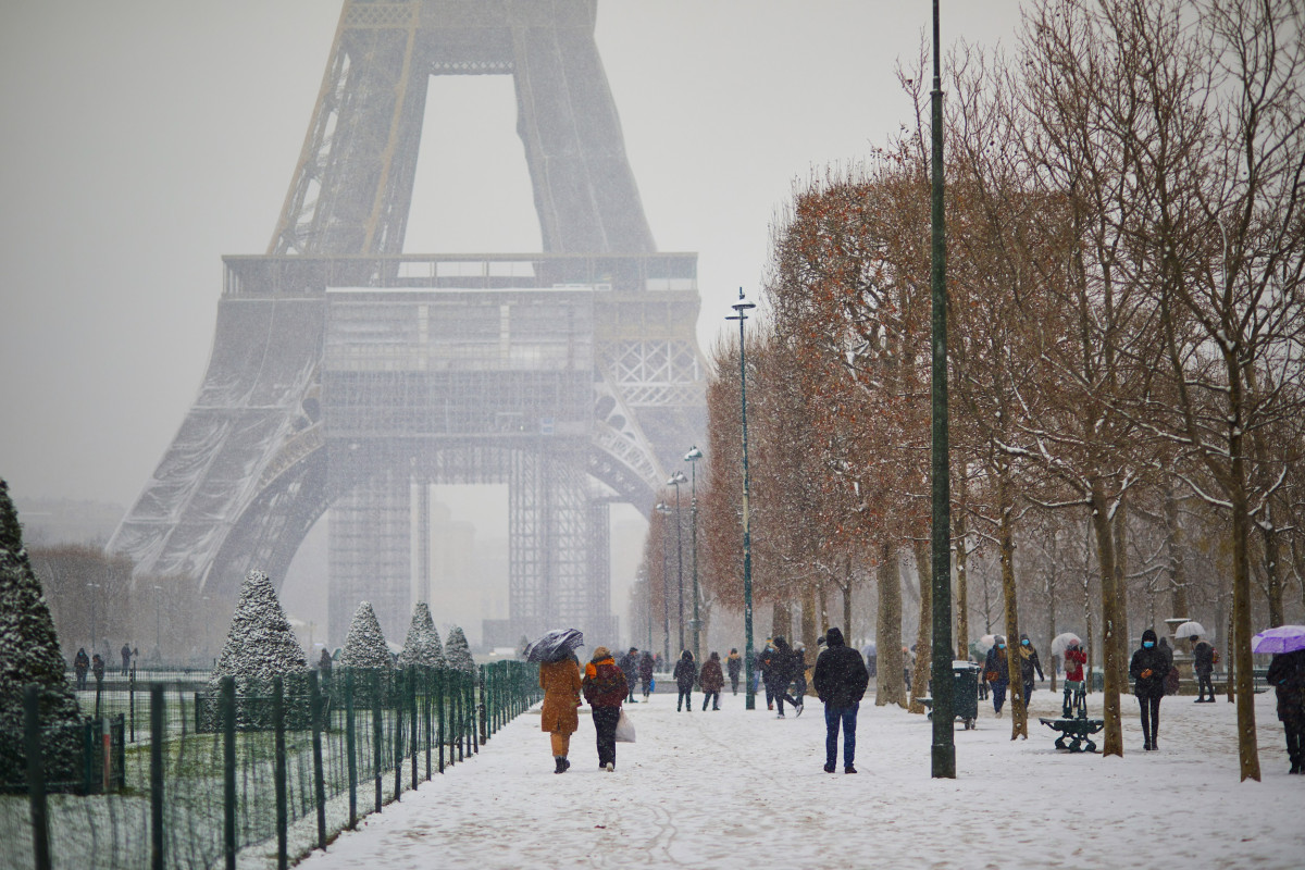 Paris sous la neige