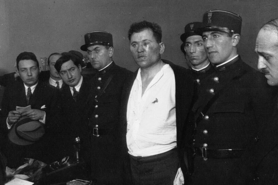 Paul Gorgulov après son interpellation