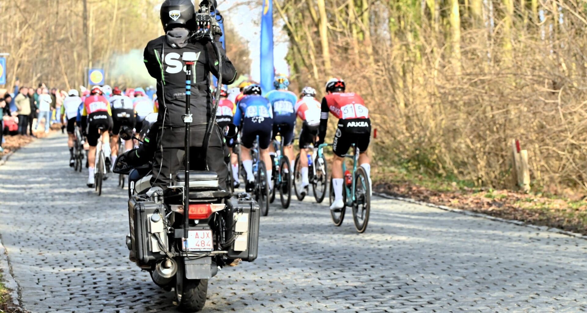 Peloton du Santos Tour Down Under lors d’une étape en Australie