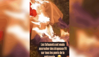 Lille : un groupe antifa brûle des drapeaux français et le revendique sur les réseaux
