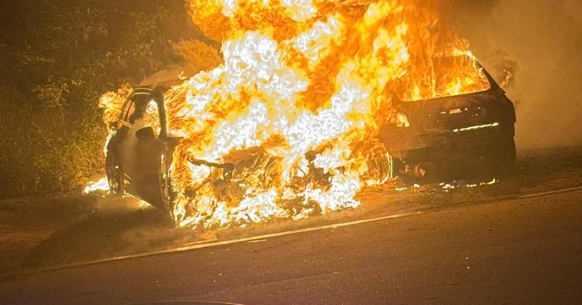 Doubs. Une Jaguar en feu à Larnod durant la nuit du réveillon, d’autres voitures brûlées dans le Doubs