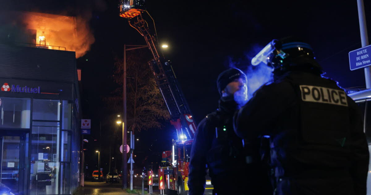 un balcon prend feu au Port-du-Rhin, des jeunes viennent au secours des sinistrés