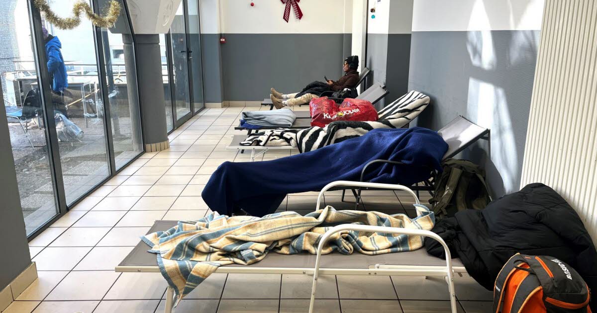 face au froid, ces sans-abris trouvent refuge à la halte de nuit La Fontaine