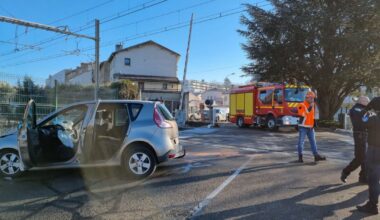 deux blessés, le trafic interrompu