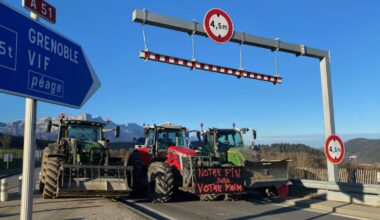 l'accès à l'A51 de nouveau bloqué en direction de Grenoble