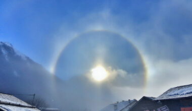 Chamonix. Un magnifique parhélie photographié au village des Frasserands