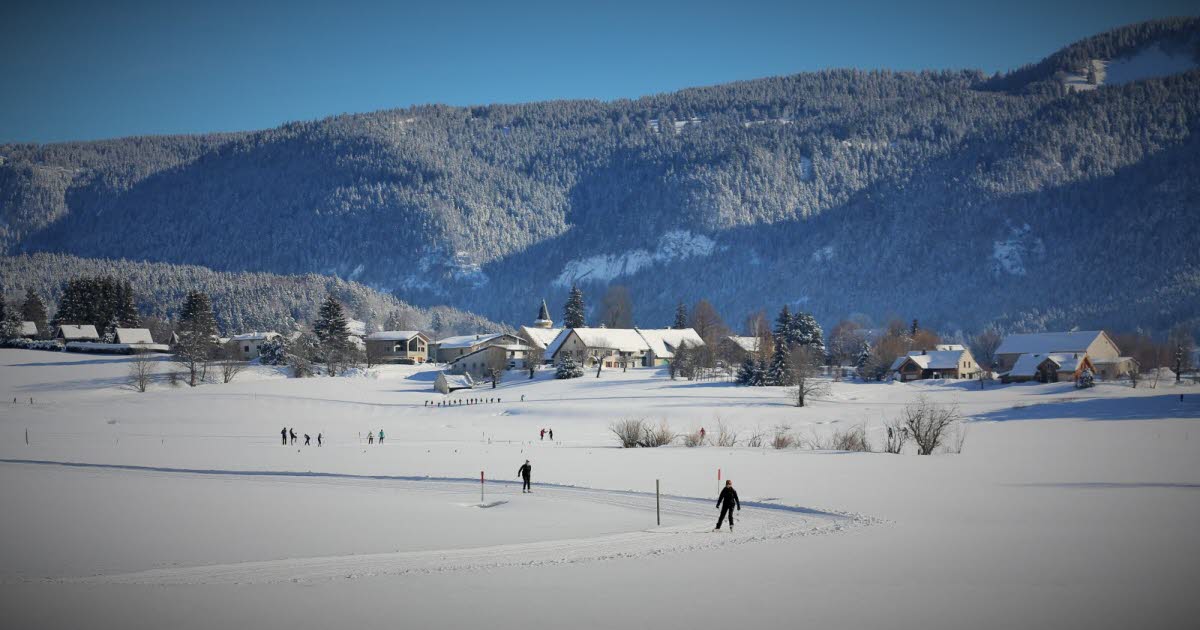 le thermomètre a plongé sous les -15 °C ce matin dans le Vercors