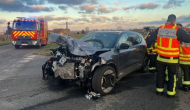 Rhône. Quatre blessés dans une impressionnante collision entre deux véhicules au nord de Lyon