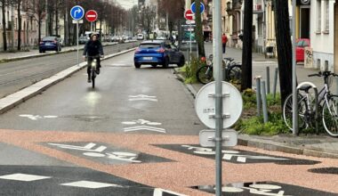 la piste cyclable qui fait réagir sur les réseaux sociaux