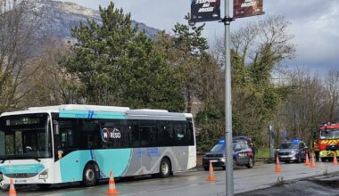 Métropole de Grenoble. Trois blessés légers lors d'une collision entre un bus et une voiture de police