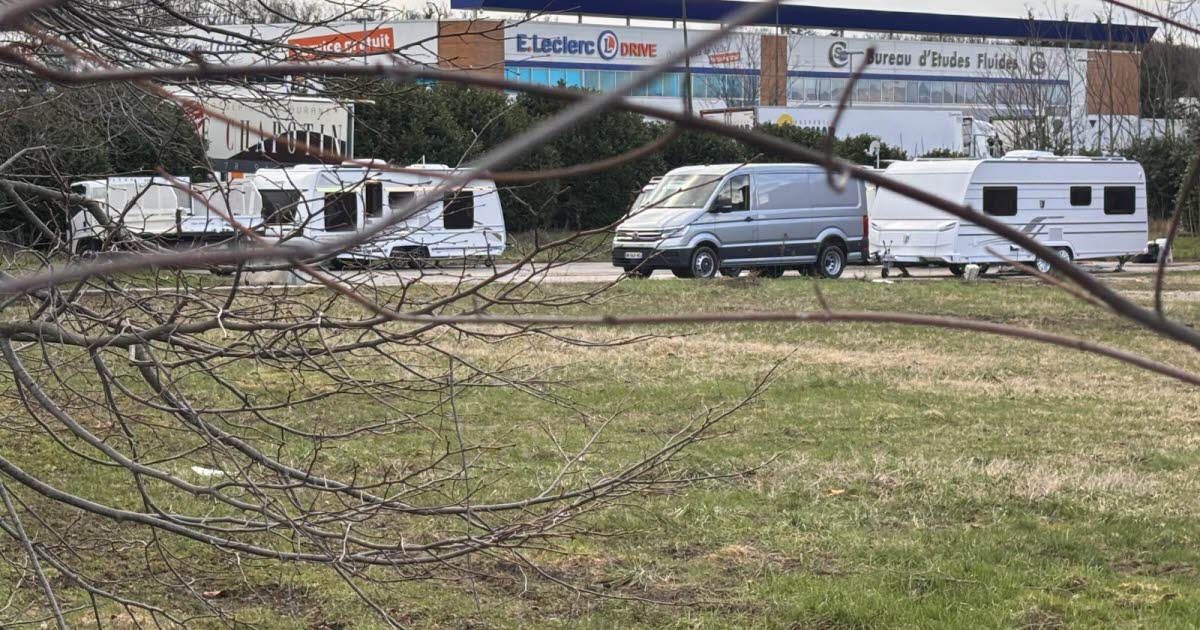 les gens du voyage s’installent à nouveau dans cette commune au sud-est de Lyon