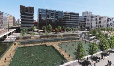 les nouvelles images du projet de piscine dans la darse de Confluence