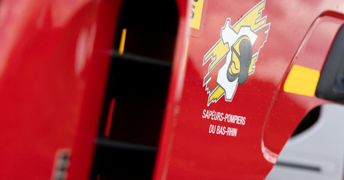 Geispolsheim. Un poids lourd totalement embrasé sur la route M353, aucun blessé