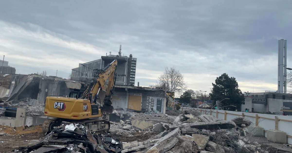 le centre commercial Jeanne-d’Arc disparaît du paysage