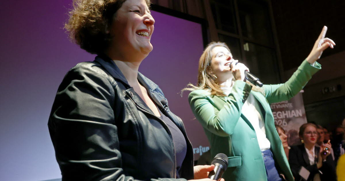 Marine Tondelier chante son soutien à Jeanne Barseghian lors d’un meeting-karaoké