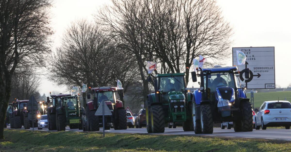 les tracteurs lorrains en renfort à Strasbourg