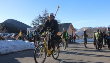 Grenoble. Avec “Samedi c’est véloski”, montée collective à vélo jusqu’au col de Porte