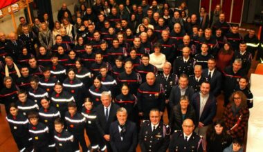Domène. Engagement et dévouement salués lors de la Sainte-Barbe