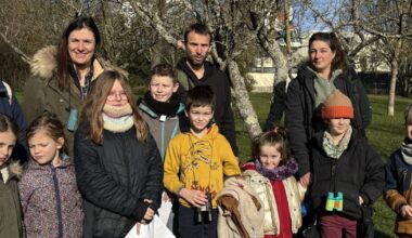 Laxou. Ils découvrent les oiseaux dans le parc de l’Hôtel de ville