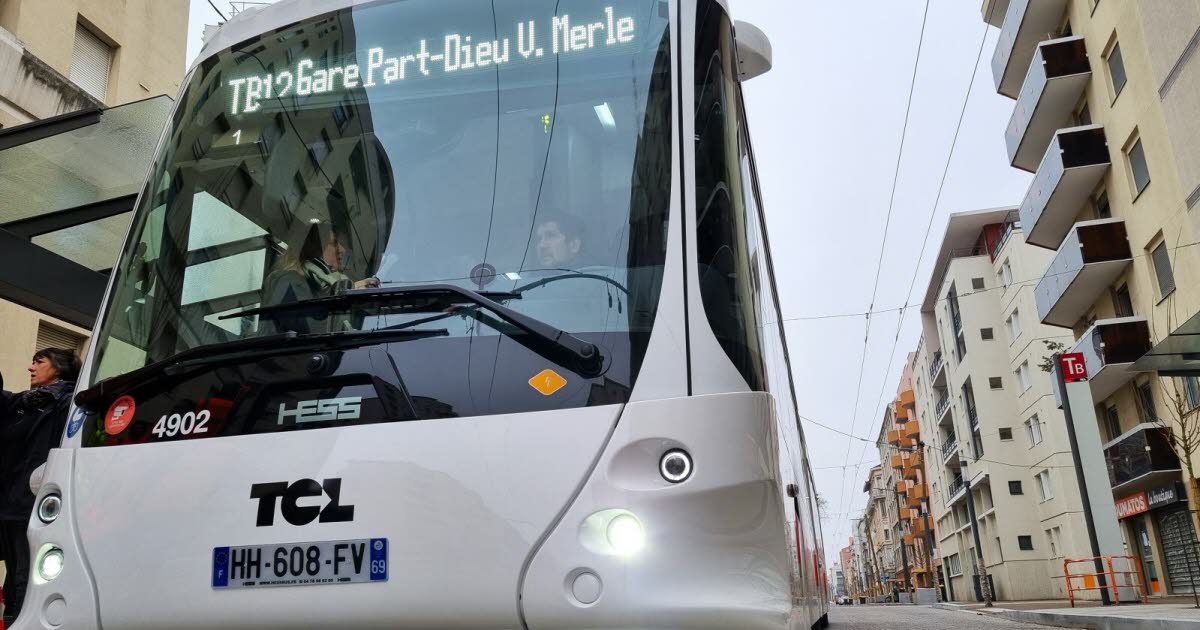 encore un mois de tests avant l’ouverture de la ligne TB12 entre Part-Dieu et Montchat