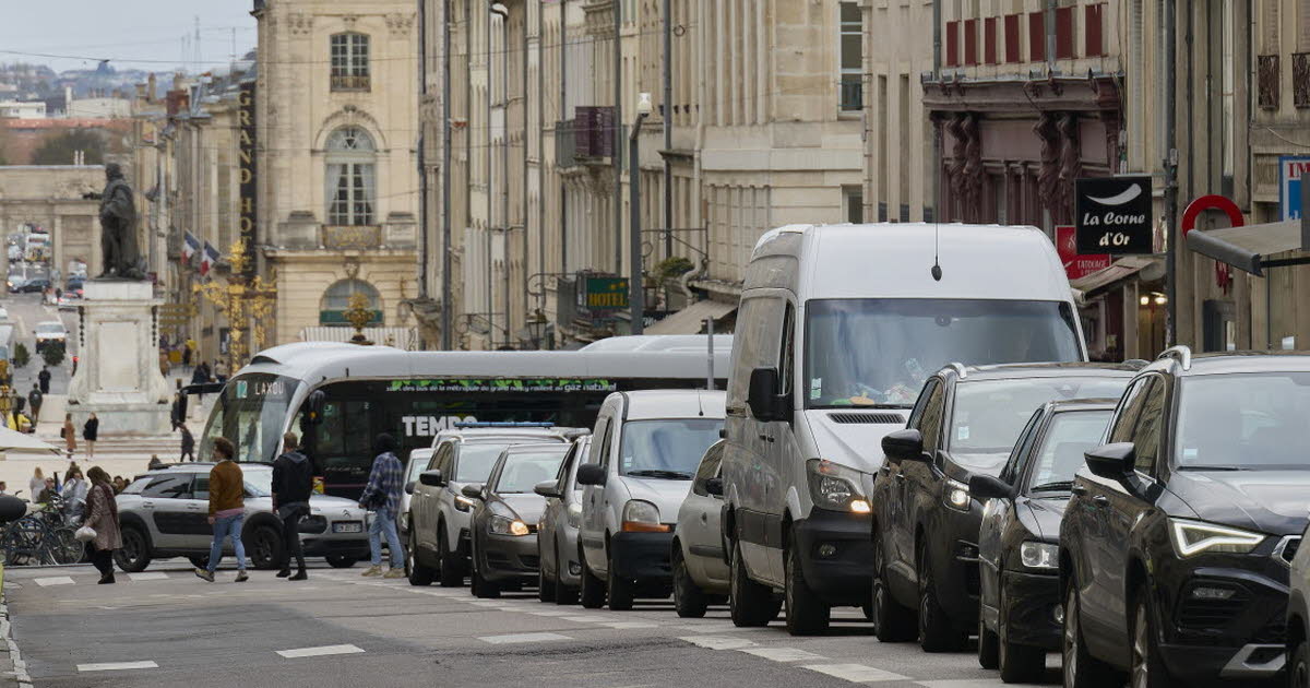 à  Nancy, les automobilistes ont perdu 4 jours et 20 heures dans les bouchons en 2025