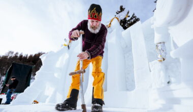 En images. Découvrez les oeuvres spectaculaires du 43e concours de sculptures sur neige à Valloire - ledauphine.com
