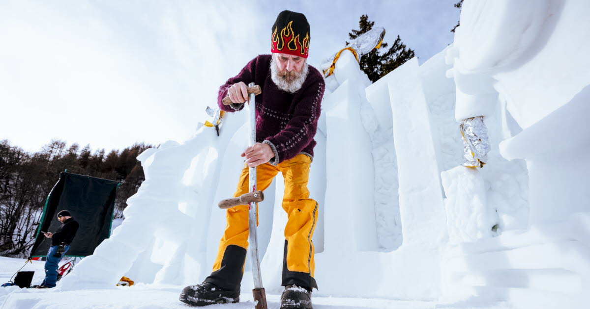 En images. Découvrez les oeuvres spectaculaires du 43e concours de sculptures sur neige à Valloire - ledauphine.com