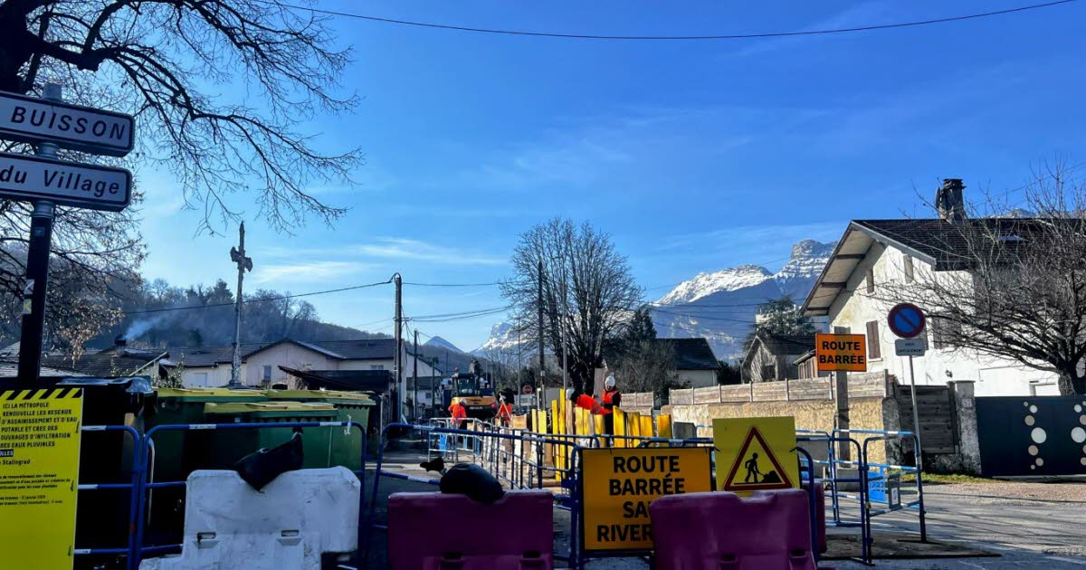 Échirolles. La rue de Stalingrad en travaux jusqu’en juin