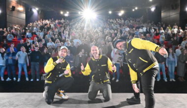 📸 En images. L'équipe du film Marsupilami était au cinéma Cap Vert de Quetigny