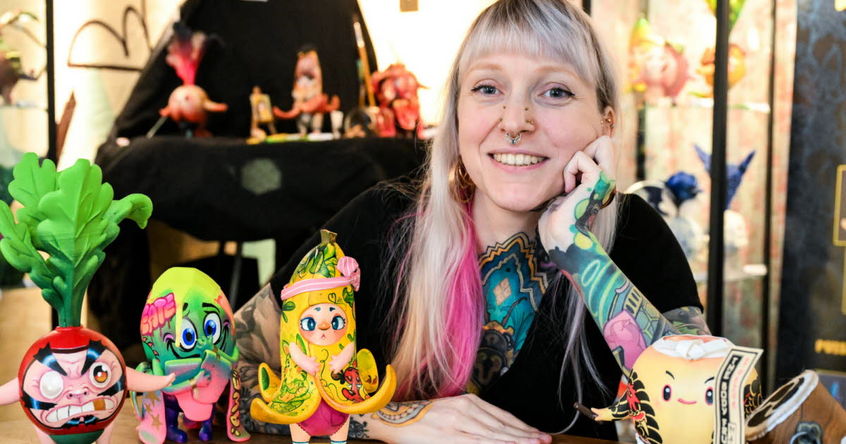 Nancy. Bodyfruits a fait appel à 100 tatoueurs pour une collection de fruits et légumes art toys