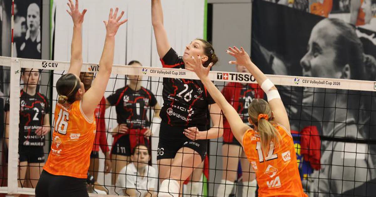 Volley-ball. Le Volley Mulhouse Alsace balayé par Neuchâtel en barrage aller de la Coupe CEV