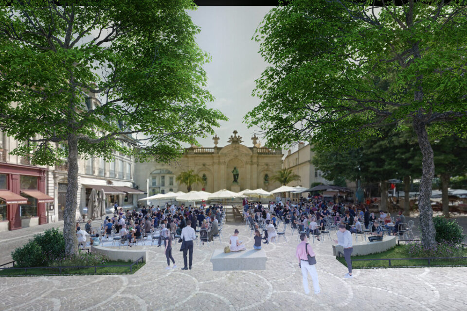 Avec la plantation de deux arbres et une réorganisation des terrasses, la place Vaudémont va changer de visage. 