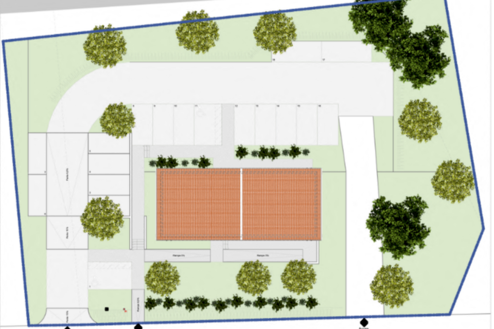 Le plan de la future maison de santé de Balma.