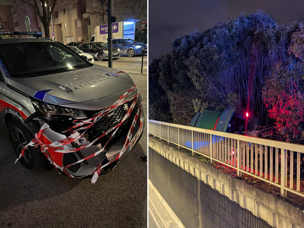 Lyon. Des jeunes dans une voiture volée sur l'A7 foncent dans la police, ce qu'il s'est passé