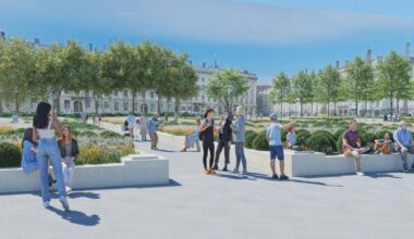 Lyon. Aulas sort son projet de végétalisation de la place Bellecour, voici ce qu'il propose