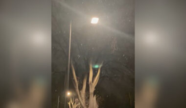 quelques flocons observés en ville ce mercredi soir