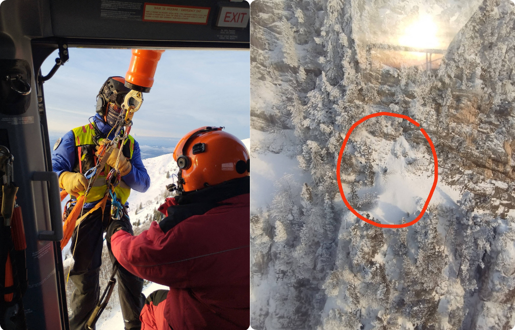 Près de Grenoble. En mauvaise posture dans la neige, ce randonneur secouru d'urgence