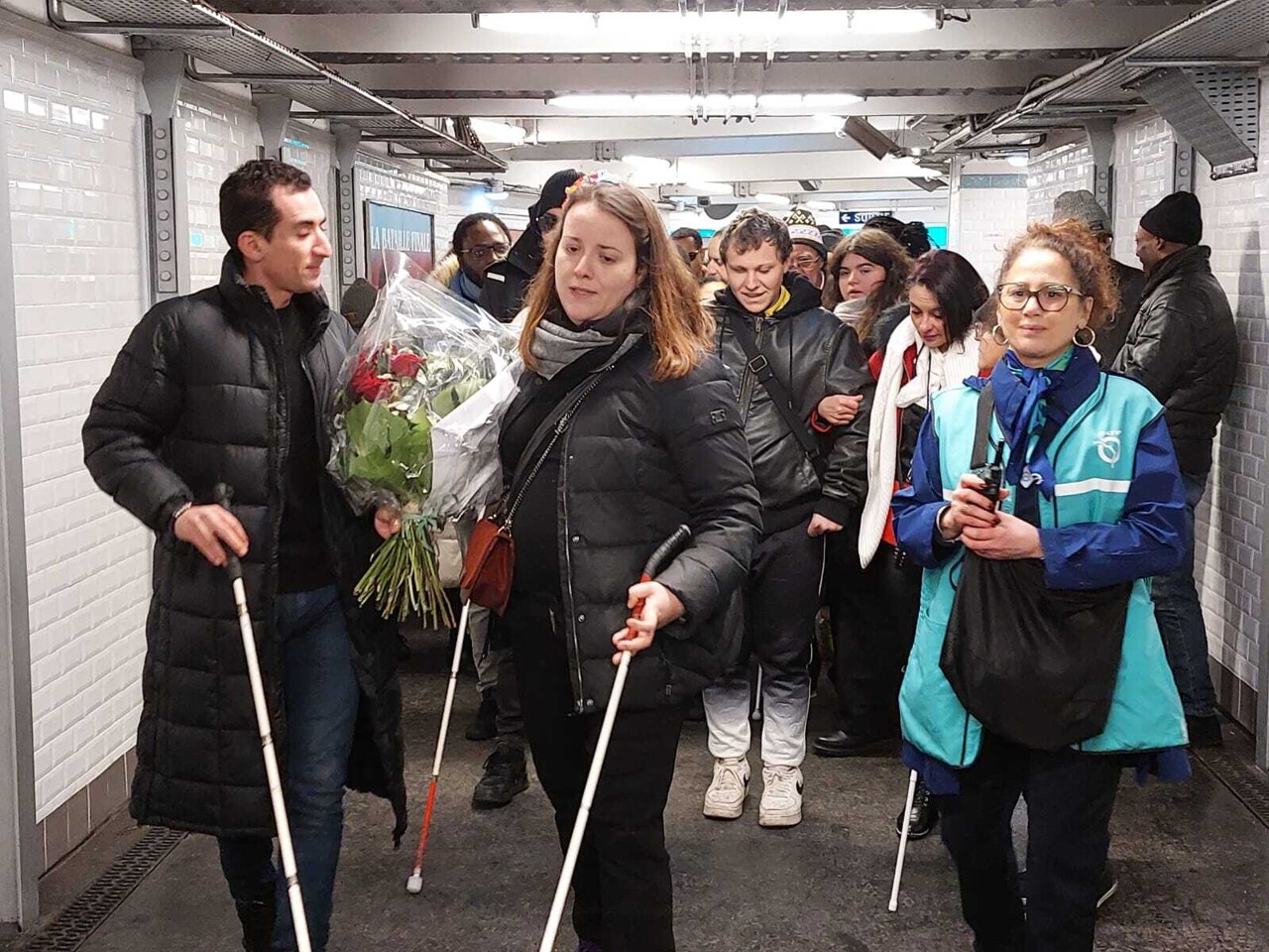 émotion après la mort d'André, malvoyant, sur la ligne 6 à Paris