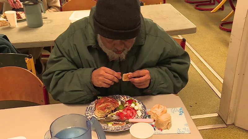 Après les fêtes de fin d'année, quelques tourteaux ont égayé le repas