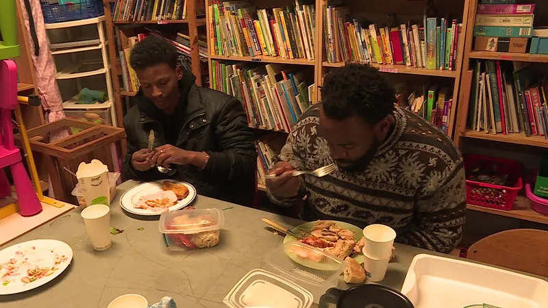 Un repas mais aussi un temps d'échange