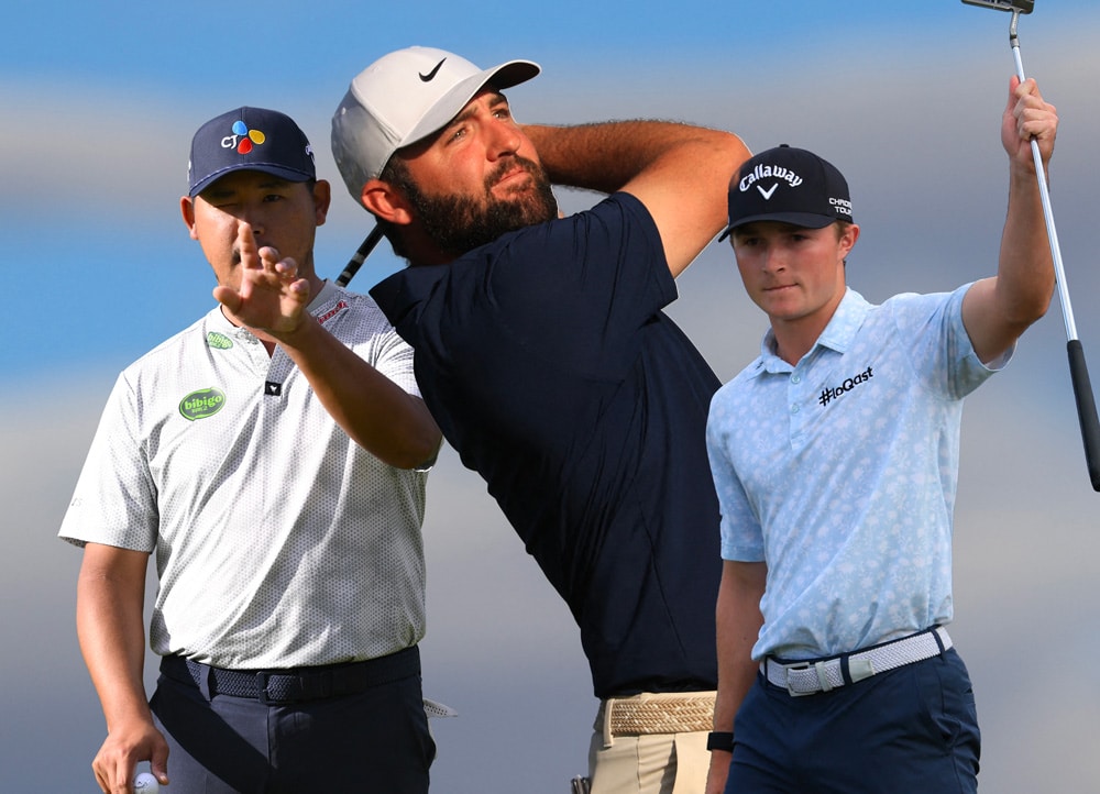 Si Woo Kim aux commandes devant Scheffler et Brown avant le dernier tour de l'American Express, Matthieu Pavon finit fort