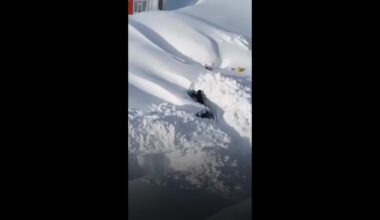 des chutes de neige historiques dans la région du Kamtchatka