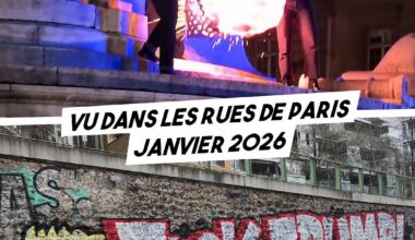 Dans les rues de Paris ces derniers jours, un drapeau des USA a été brûlé sous les acclamations Place de la République et des graffitis contre Trump fleurissent.