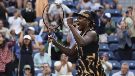 Venus Williams lors du tournoi en double féminin de l'US Open, le 1er septembre 2025. (Heather Khalifa/AP/SIPA)