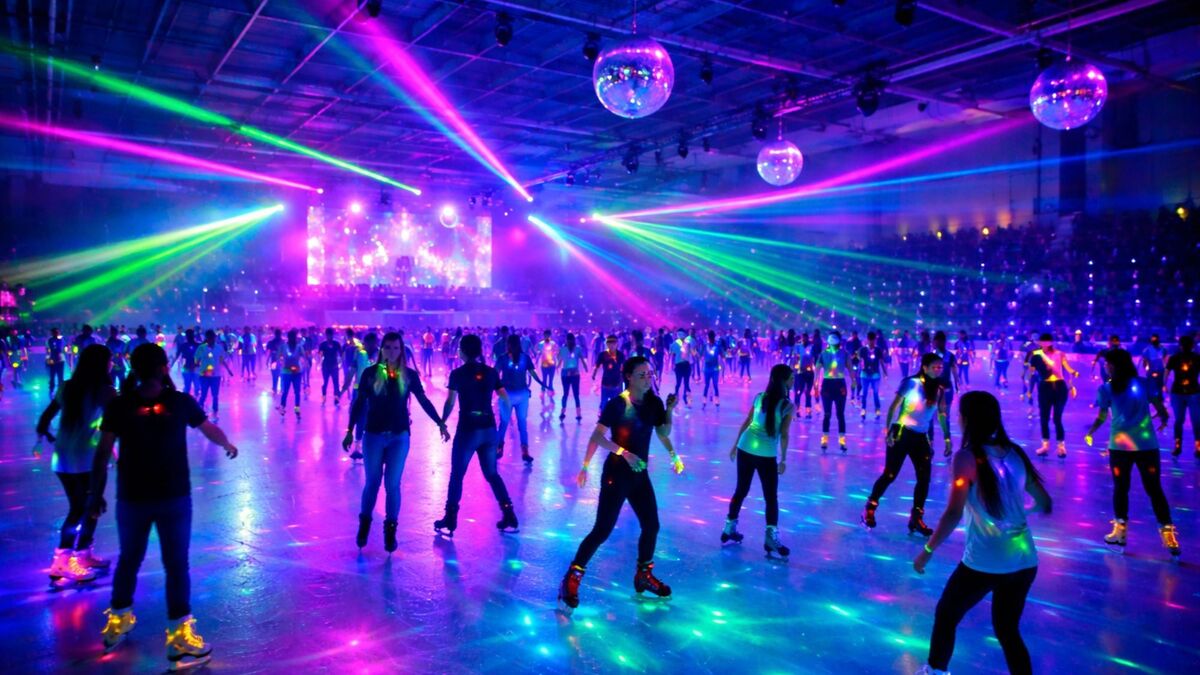 Une énorme soirée fluo va replonger la patinoire Jean Bouin de Nice dans les années 90