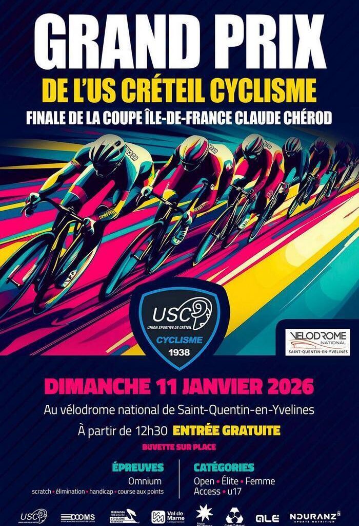 St Quentin En Yvelines 11 janvier 2026 les engagés coupe de France piste
