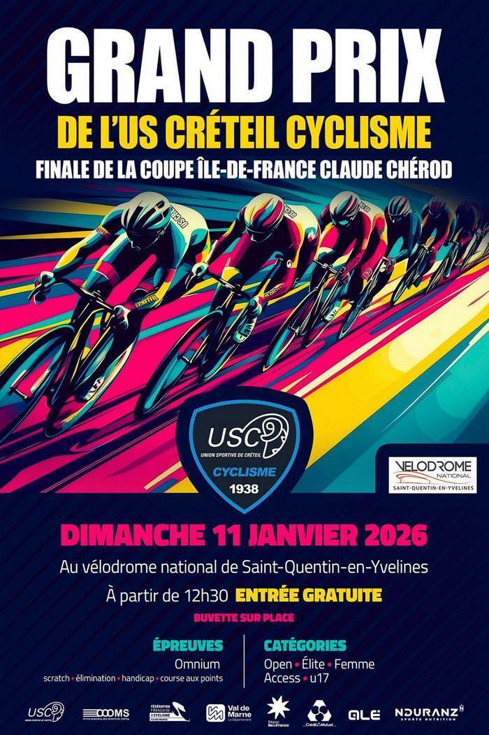 St Quentin En Yvelines 11 janvier 2026 les engagés coupe de France piste