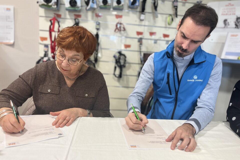 Les éducateurs canins de la SPA de Montpellier participent à la sélection des chiens pouvant répondre aux critères des chiens d’assistance Handi'Chiens.