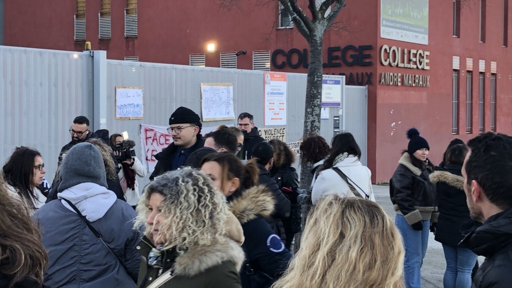 "Avec trois surveillants pour 1 000 élèves, les violences explosent" au collège André-Malraux de Marseille