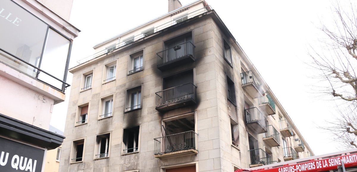 [Photos] Rouen. Incendie rue de la Tour de beurre : ce que l'on sait
